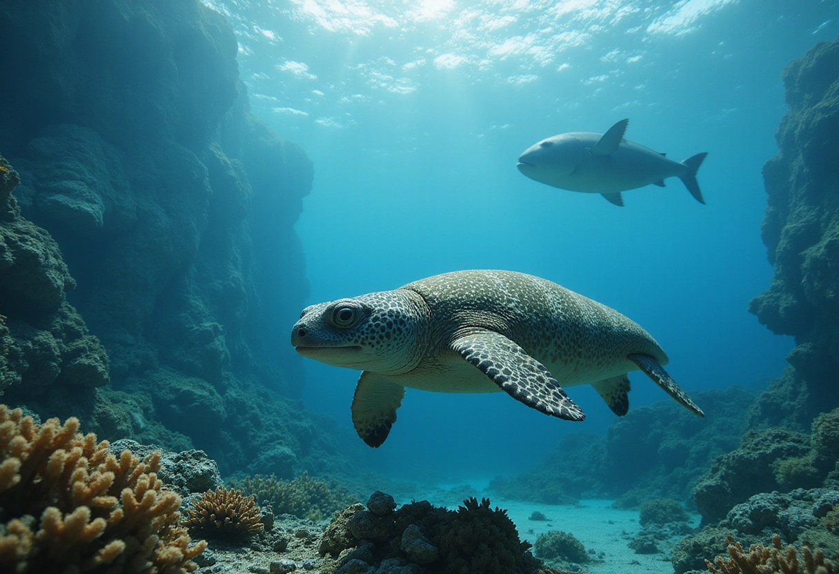 Professional image illustrating How Sea Creatures Adapt to Their Environment
