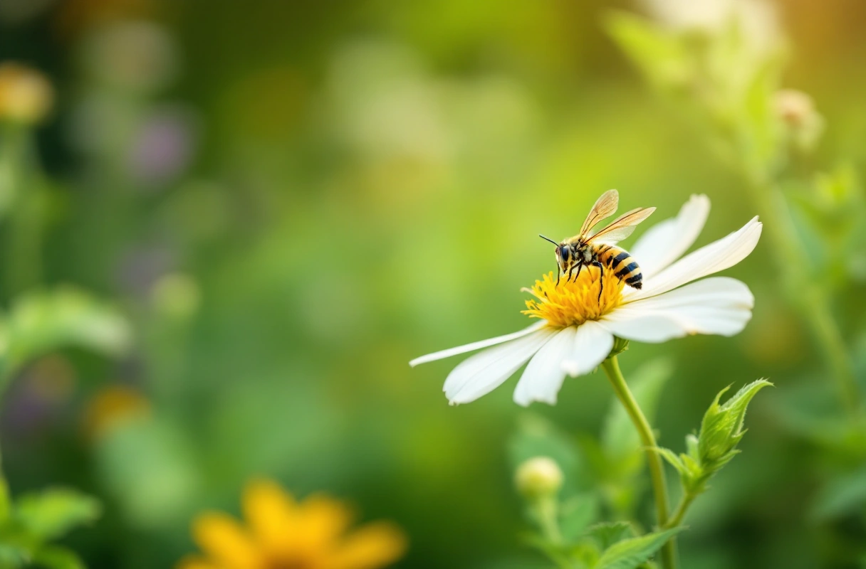 Professional image illustrating Attracting Pollinator Insects to Your Garden