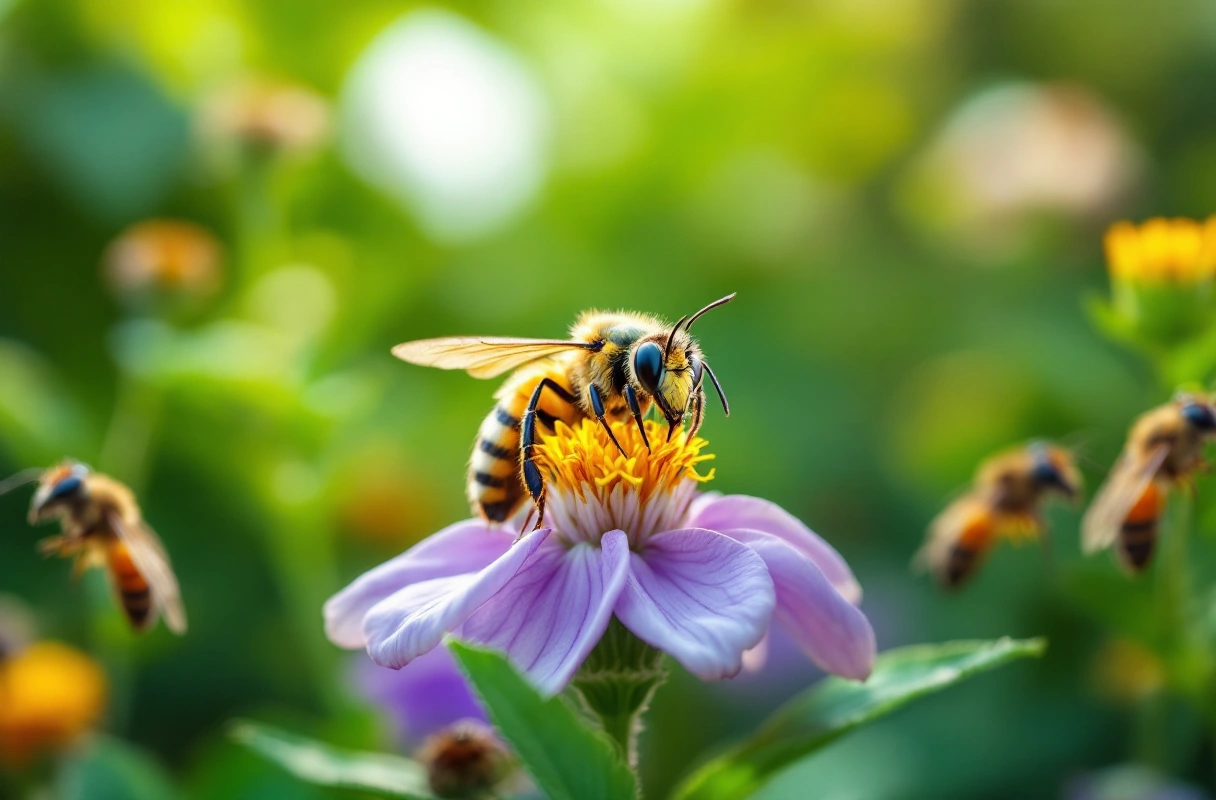 Professional image illustrating Strategies for Attracting Pollinator Insects