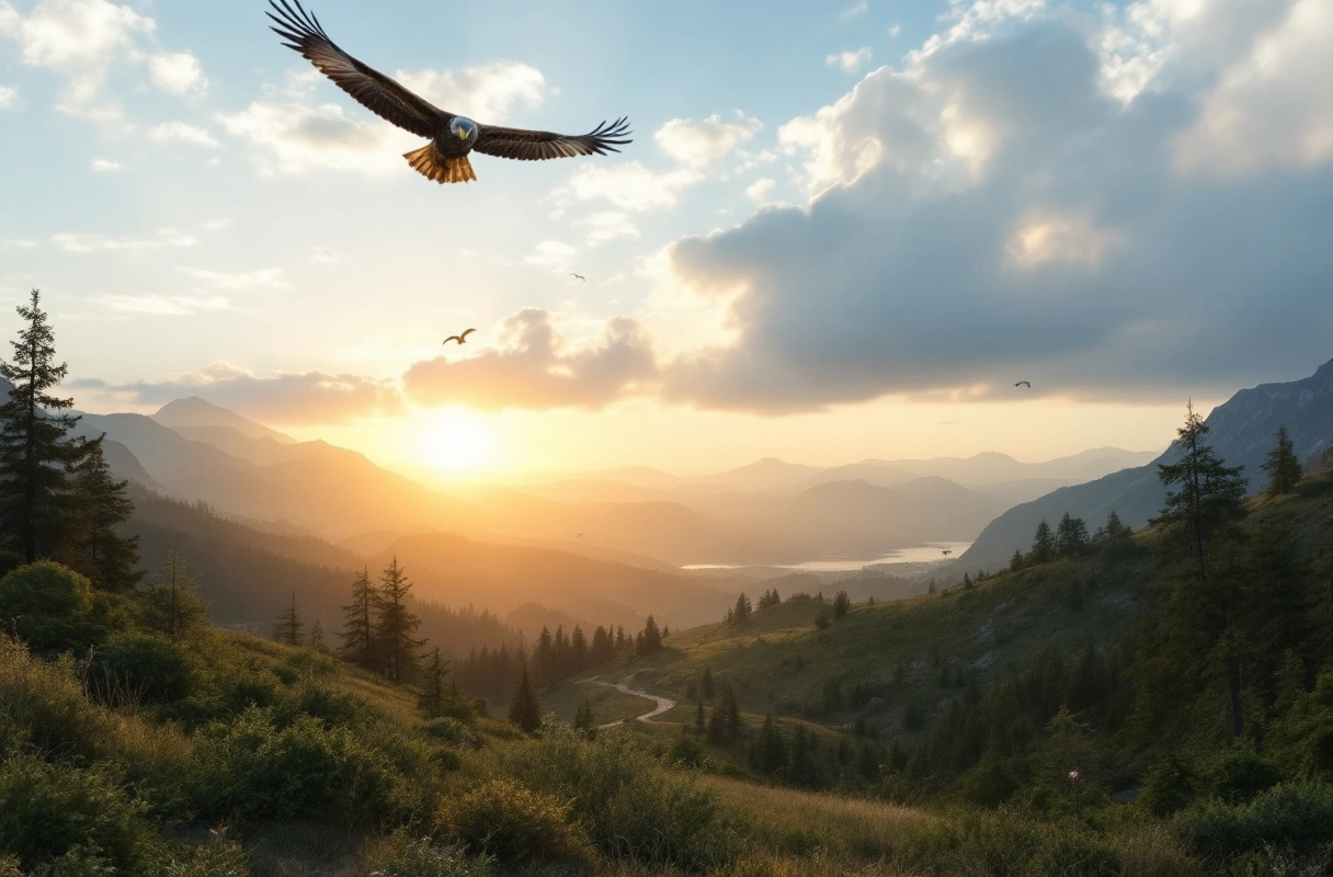 Professional image illustrating Common Misconceptions About Birds of Prey