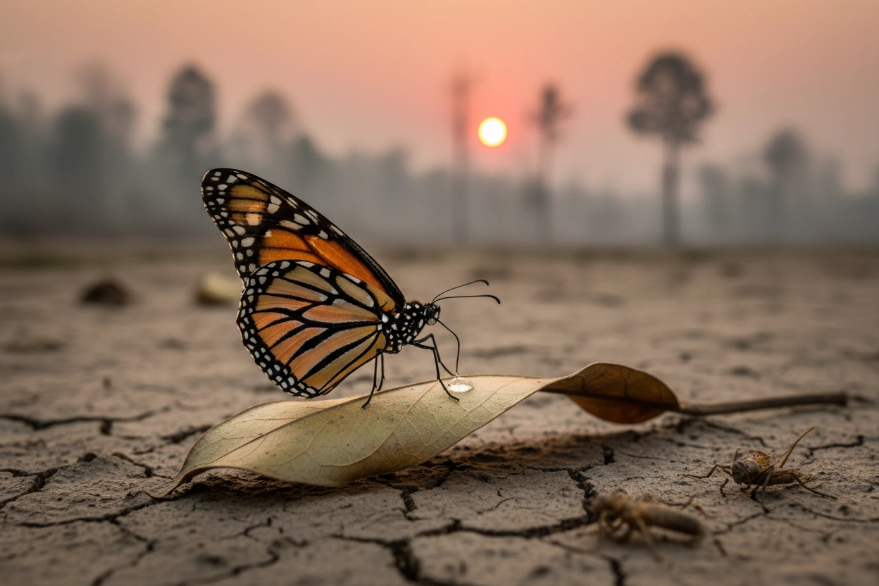 Professional image illustrating Insects and Climate Change