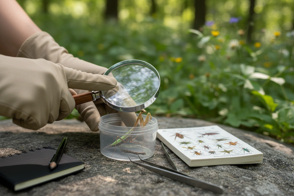 Professional image illustrating Essential Tools for Identifying Insects