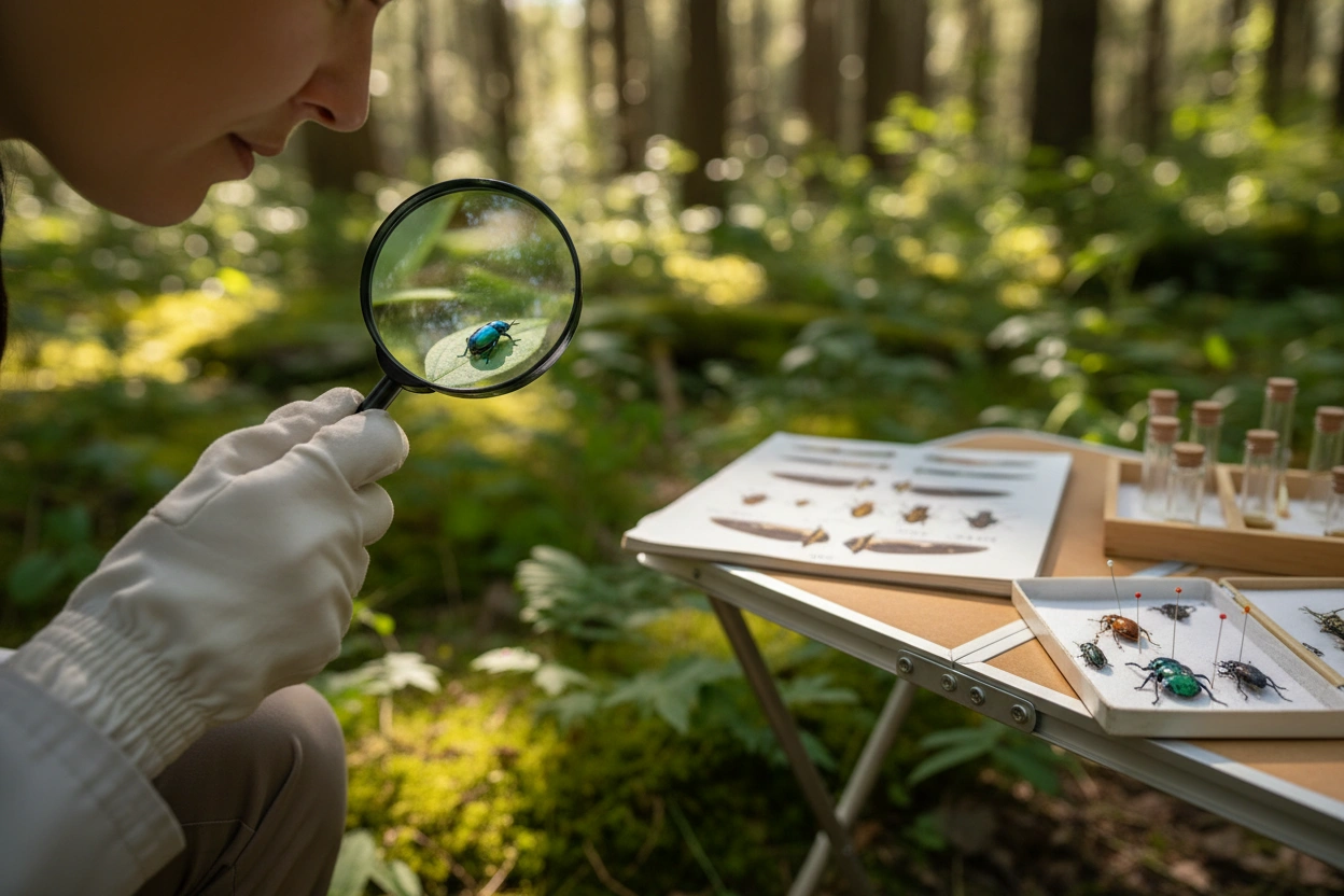 Professional image illustrating Insect Species Identification