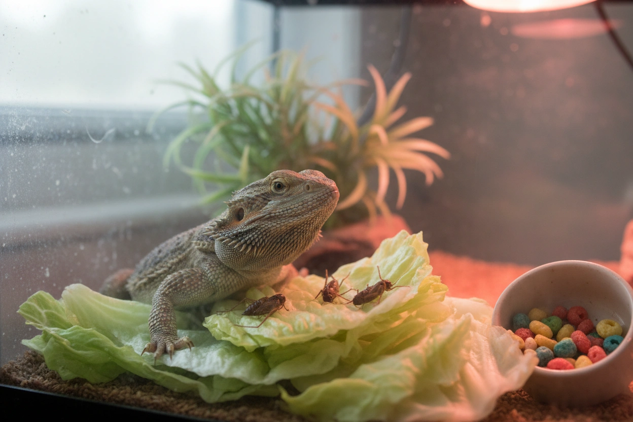 Professional image illustrating Common Mistakes in Reptile Diets