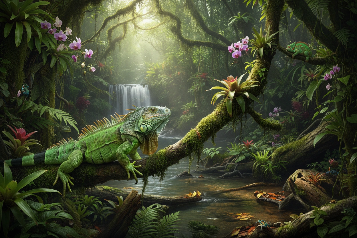 Professional image illustrating Common Misconceptions About Reptile Habitats