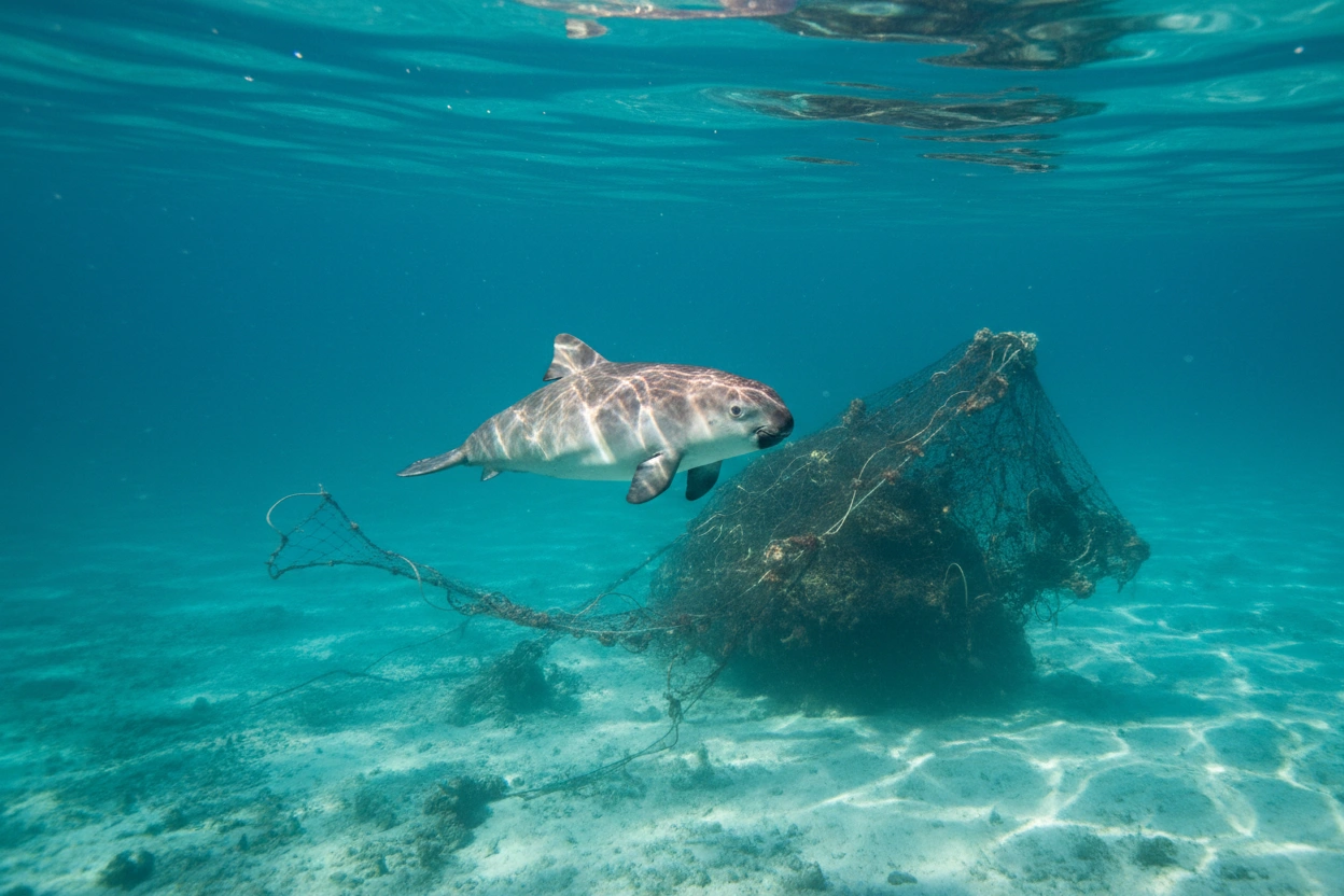 Professional image illustrating 2. Vaquita