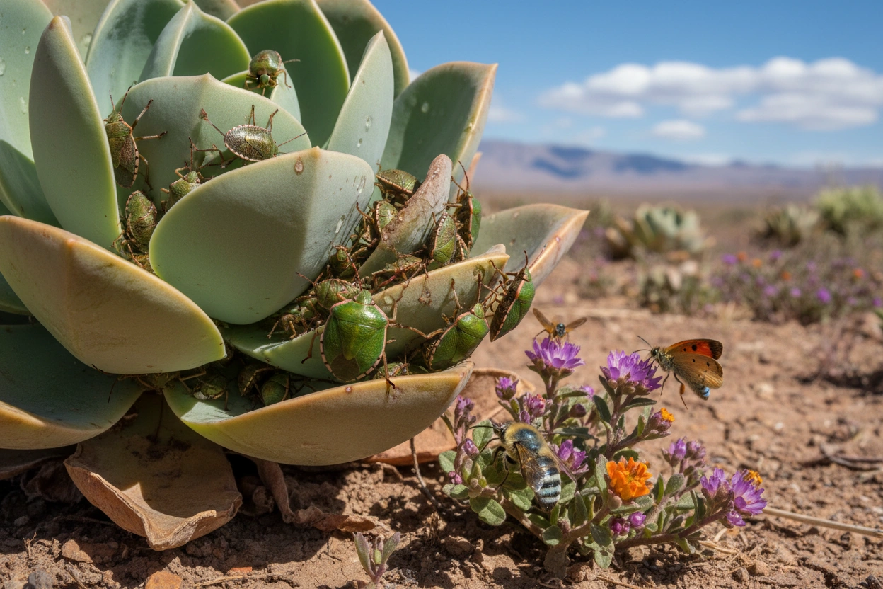 Professional image illustrating Insects and Climate Resilience