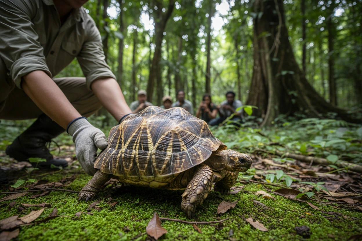 Professional image illustrating Top 10 Endangered Reptile Species and Their Conservation