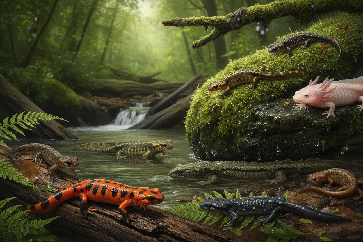 Explore Salamander Types: Fascinating Amphibians Worldwide
