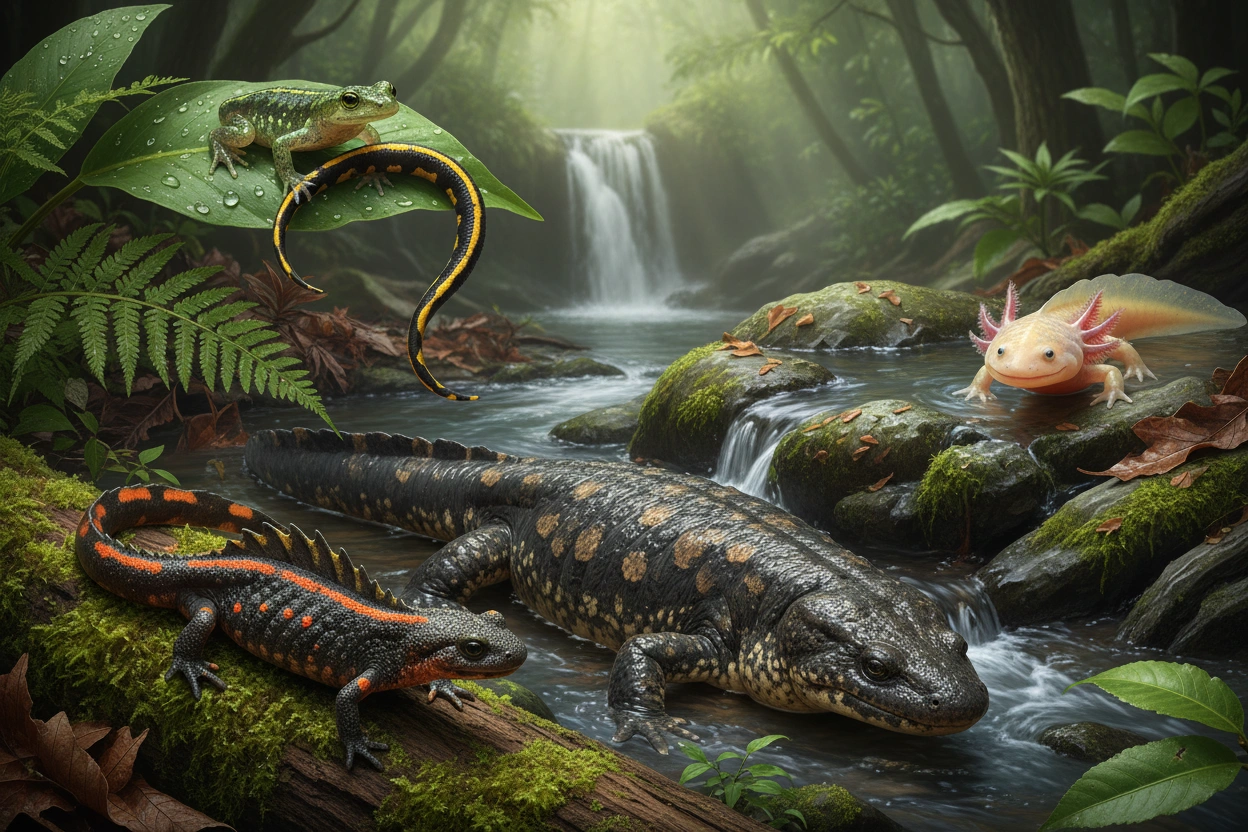 Explore Salamander Types and Their Unique Adaptations
