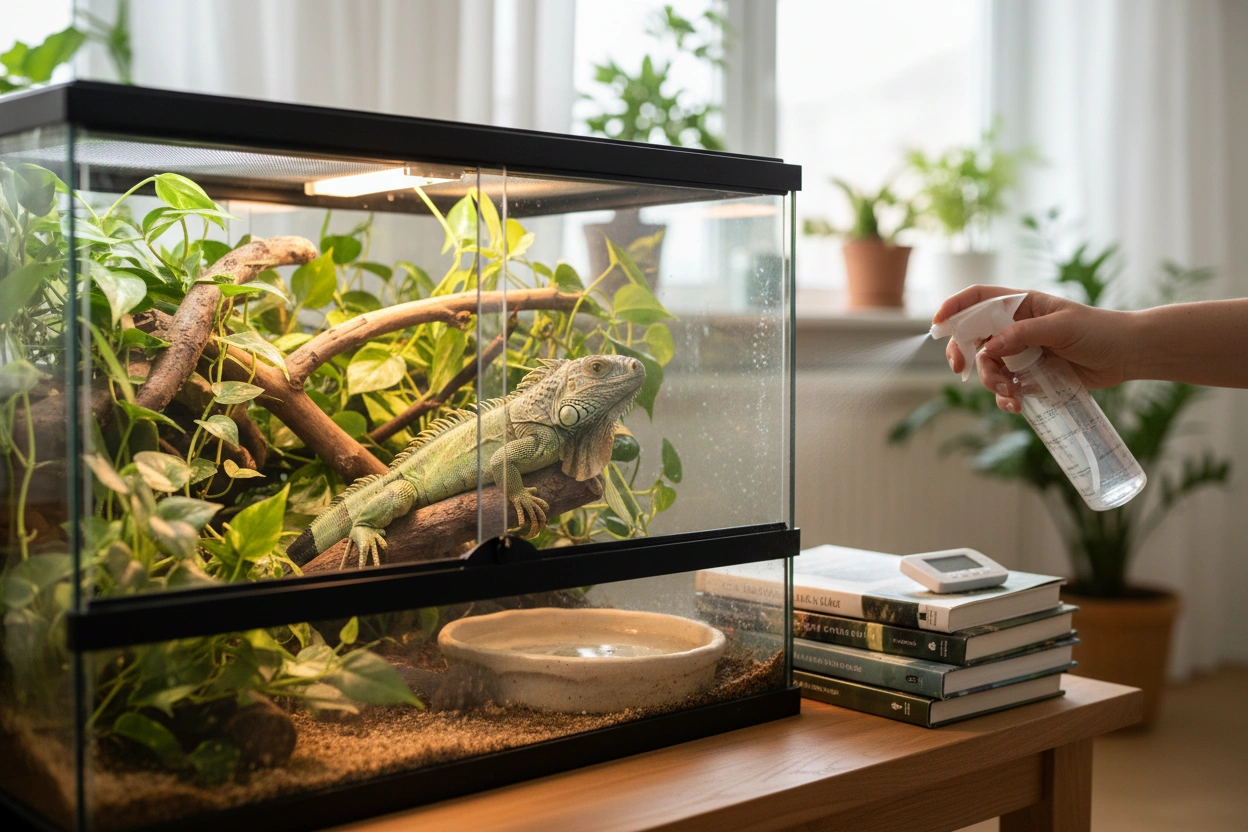 Professional image illustrating Common Misconceptions About Reptile Care