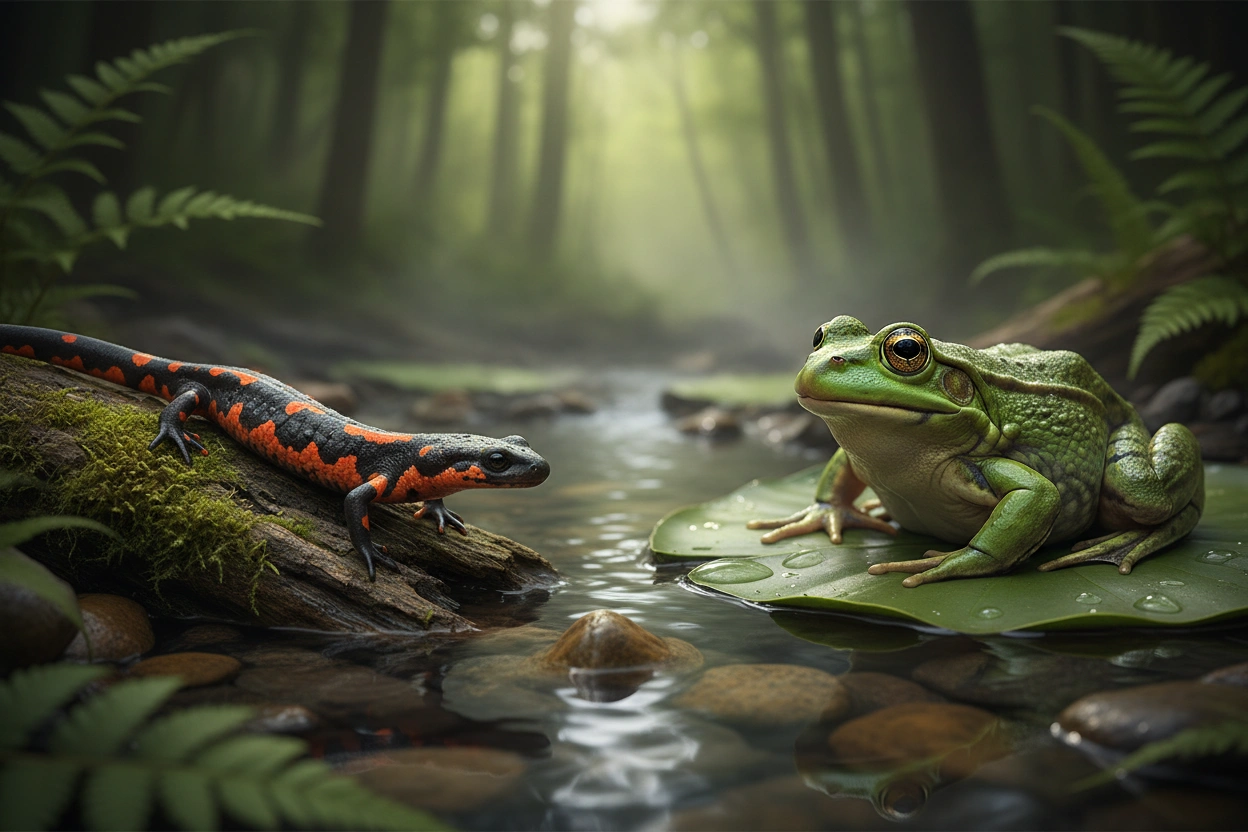 Salamanders vs. Frogs: Key Differences in Amphibians