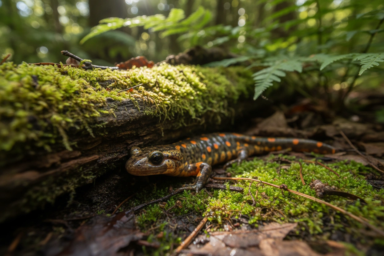 Professional image illustrating Salamanders: The Secretive Amphibians