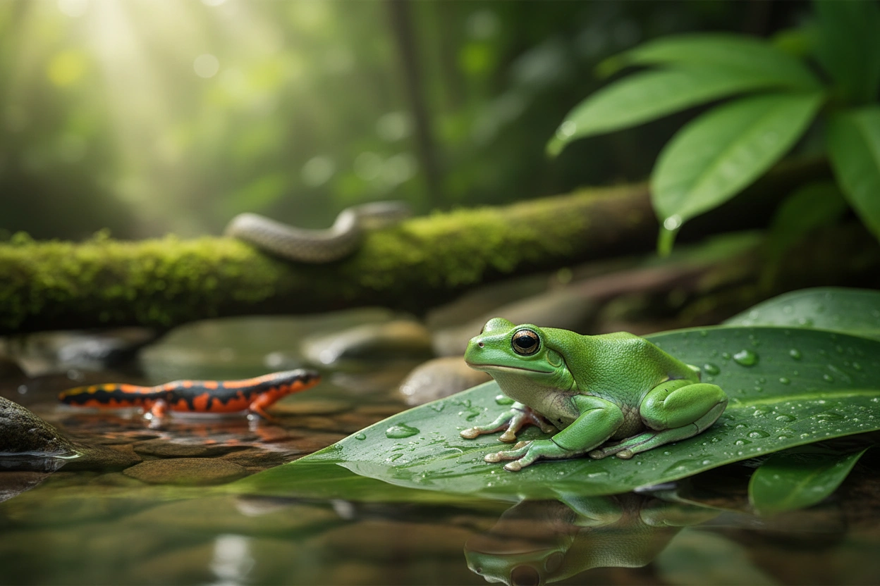Professional image illustrating Common Misconceptions about Amphibians