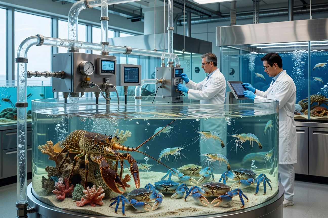 Integrating Crustaceans in Advanced Marine Systems