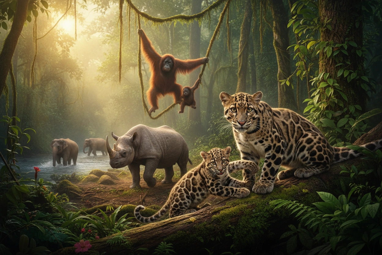 Professional image illustrating Top 10 Endangered Animals You Need to Know About