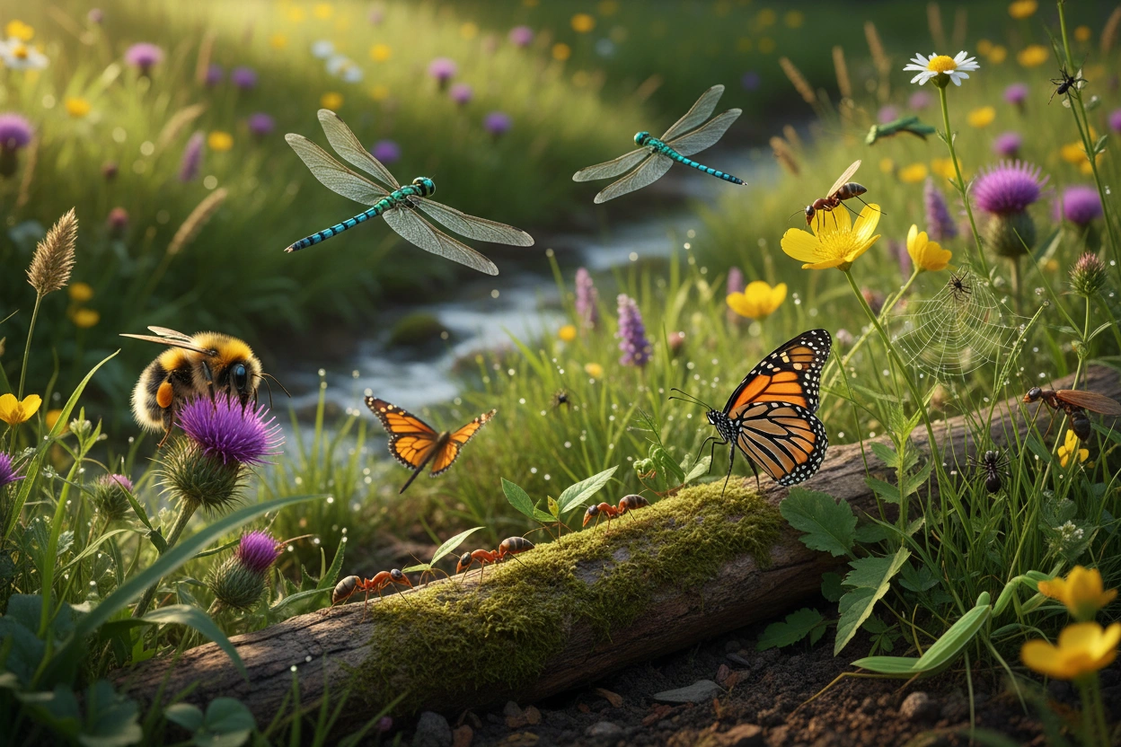 Professional image illustrating Insect Conservation: Why It Matters for Our Planet