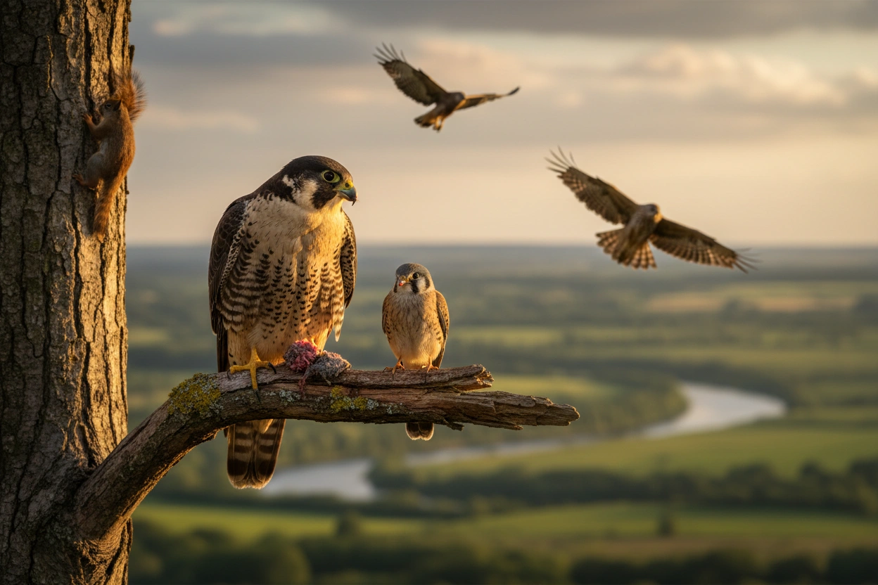 Professional image illustrating Common Misconceptions About Birds of Prey