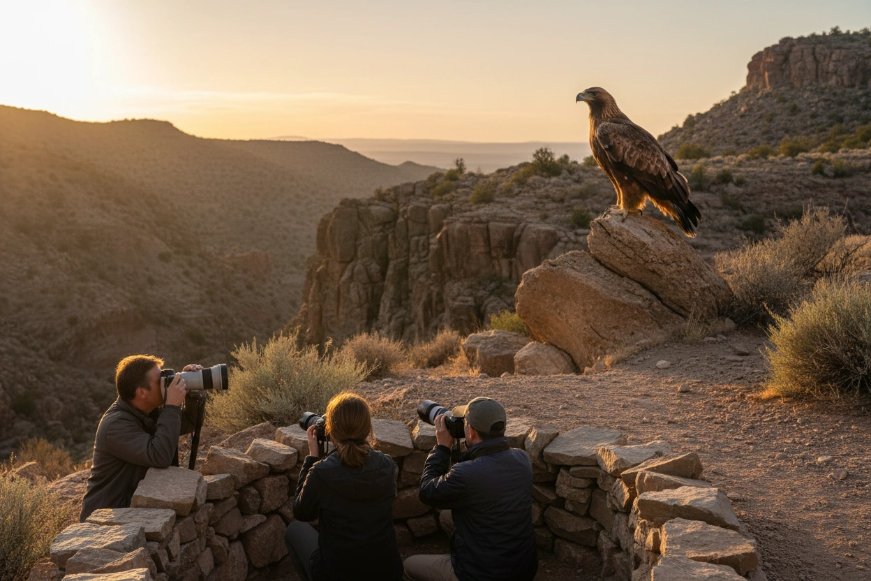 Professional image illustrating Responsible Birdwatching Tours