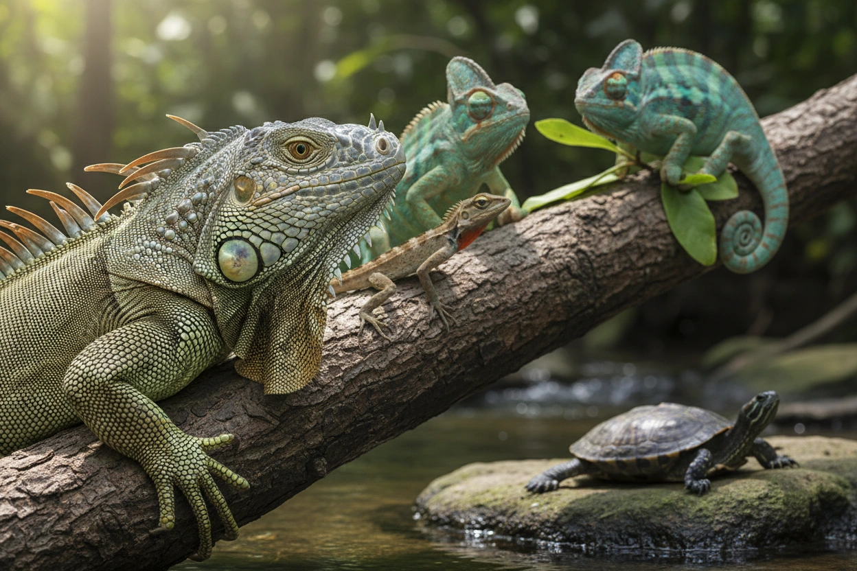 Professional image illustrating The Basics of Reptile Behavior