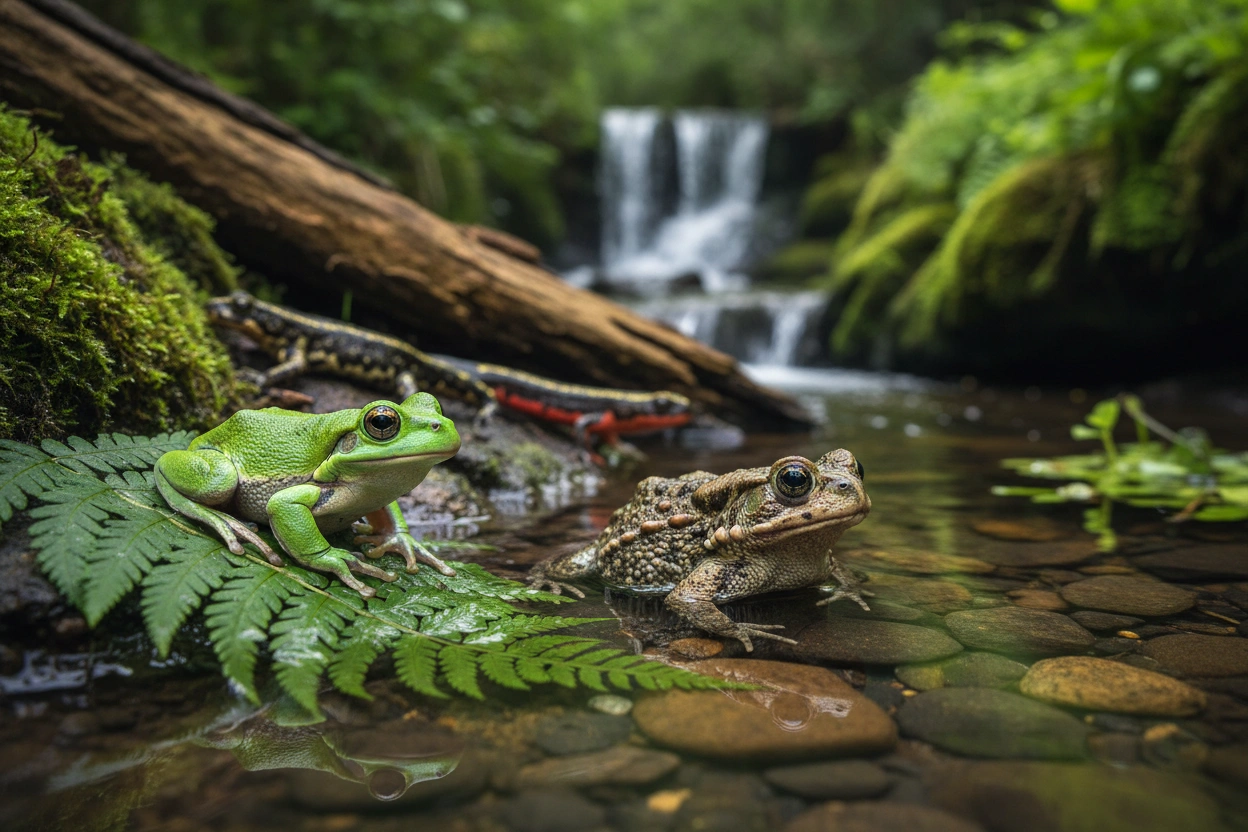 Professional image illustrating Identifying Common Amphibians
