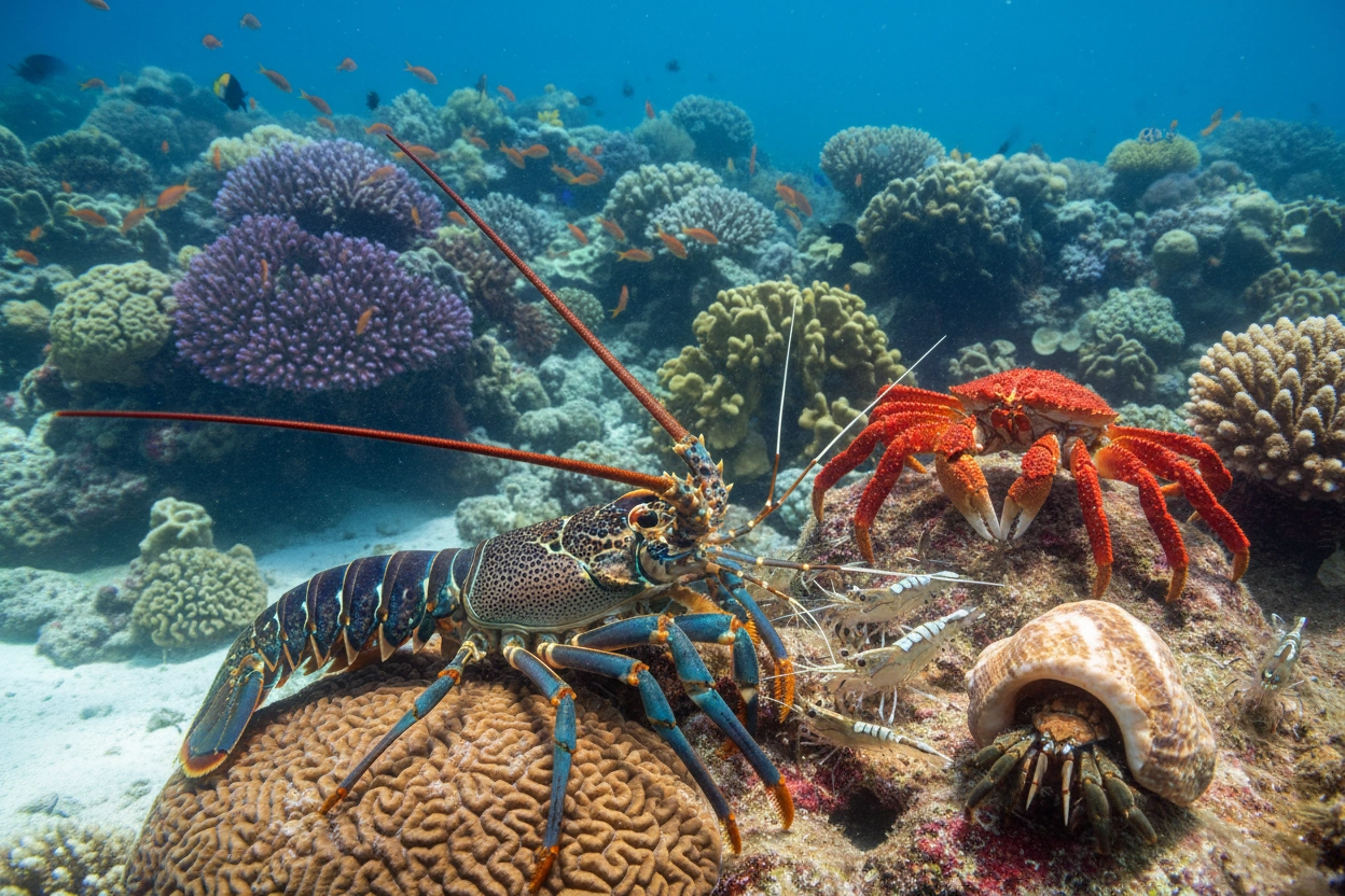 Professional image illustrating Understanding Crustaceans and Their Needs