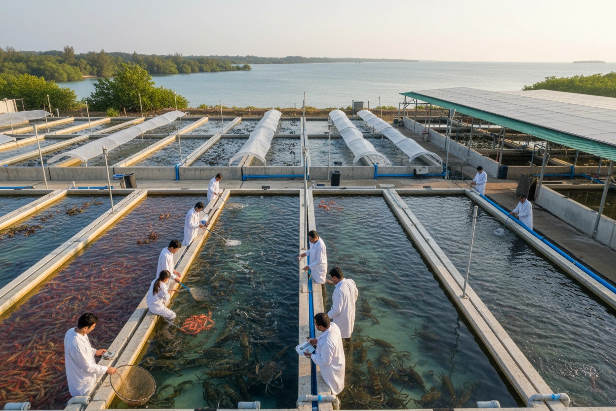 Professional image illustrating Top Crustaceans Strategies for Sustainable Aquaculture
