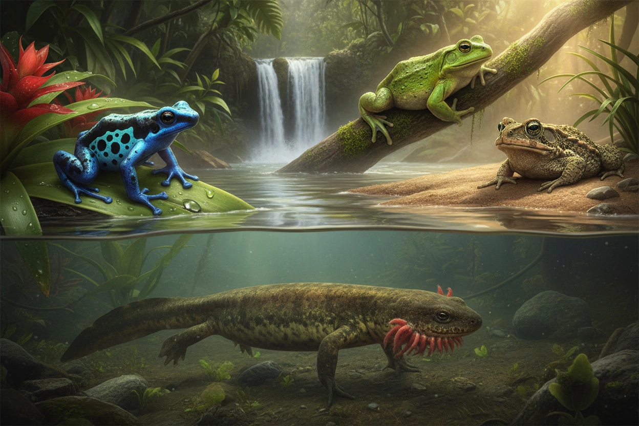 How Amphibians Thrive in Diverse Wild Environments