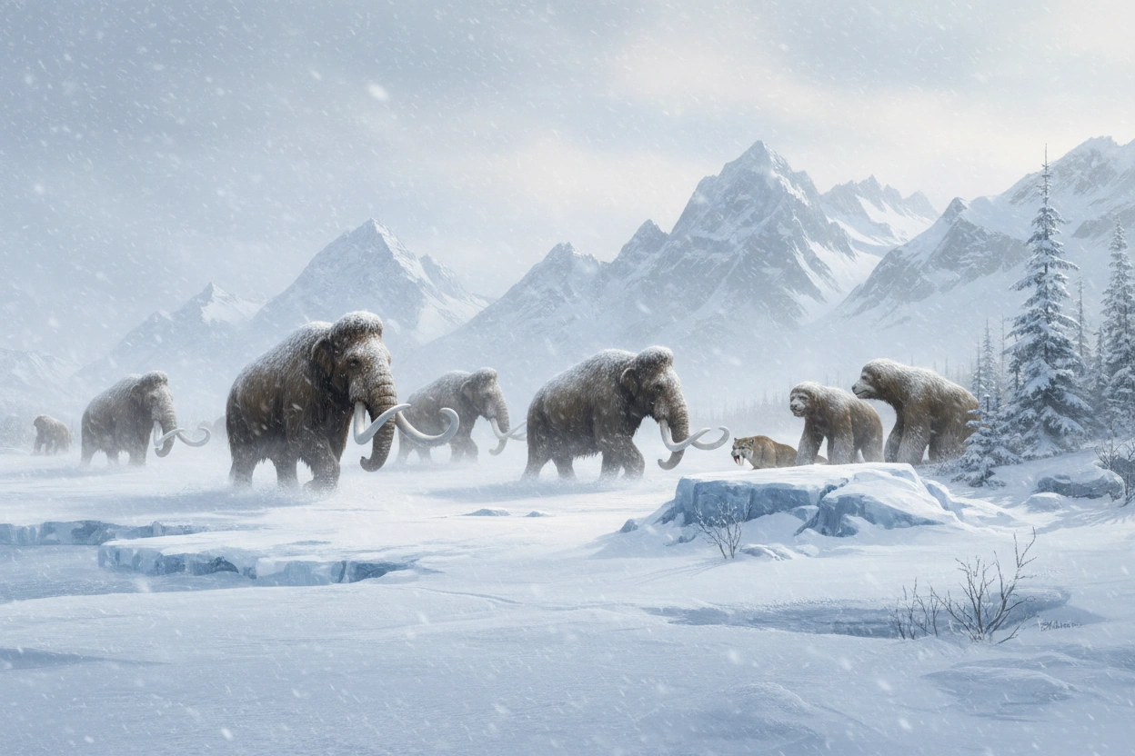 Professional image illustrating The Challenges of the Ice Age