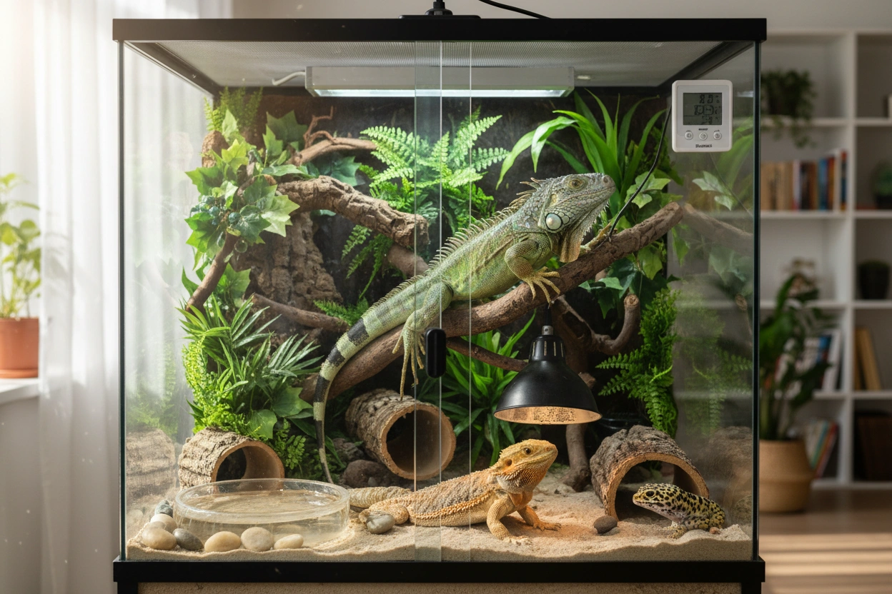 Professional image illustrating Essential Considerations for Reptile Care
