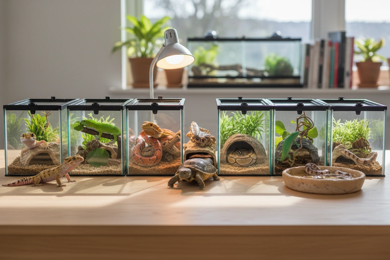 Professional image illustrating Top 10 Reptiles for Beginners
