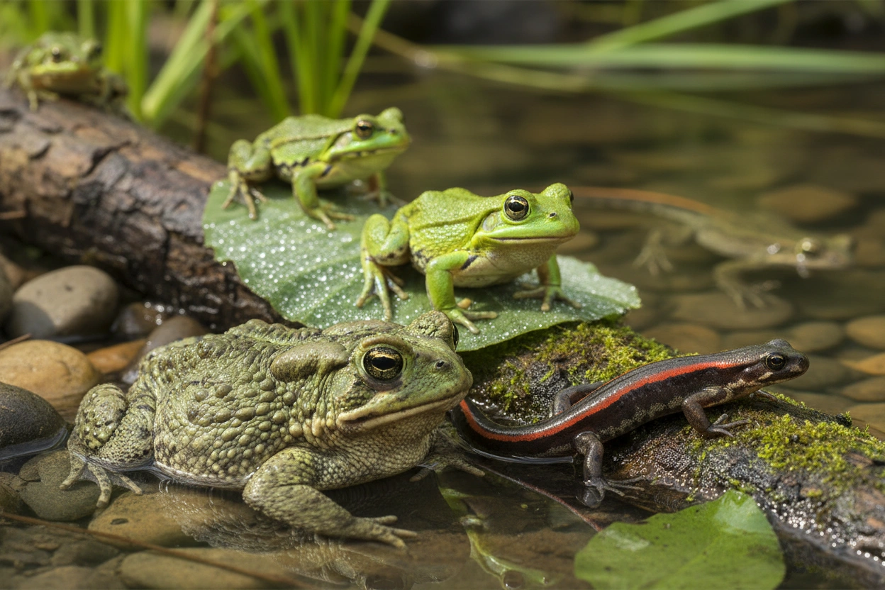 Professional image illustrating Identifying Common Amphibians