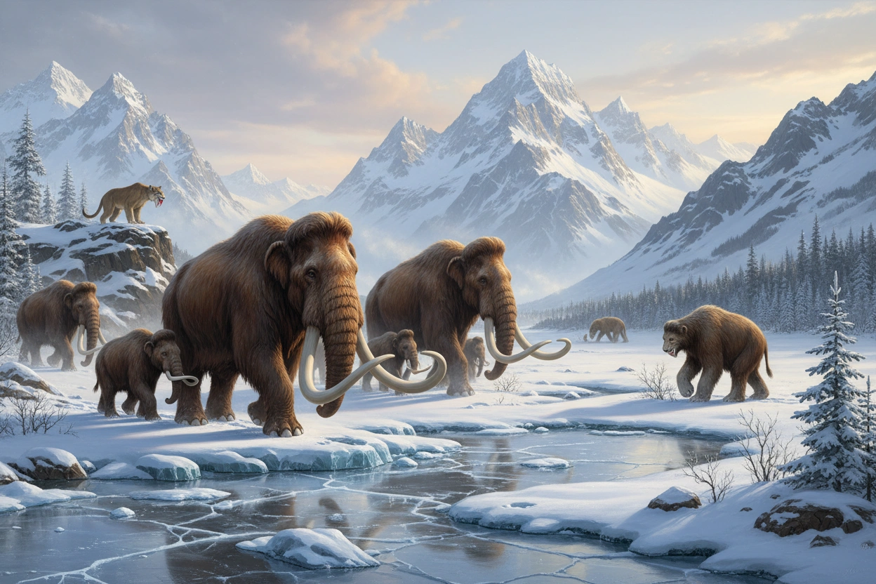 Professional image illustrating The Ice Age: A Brief Overview