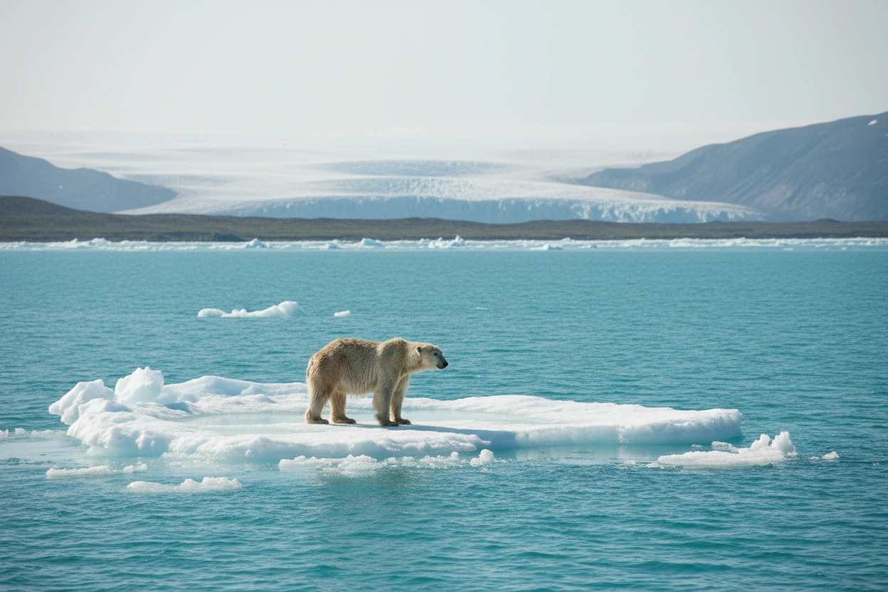 Professional image illustrating Understanding the Connection Between Climate Change and Endangered Animals