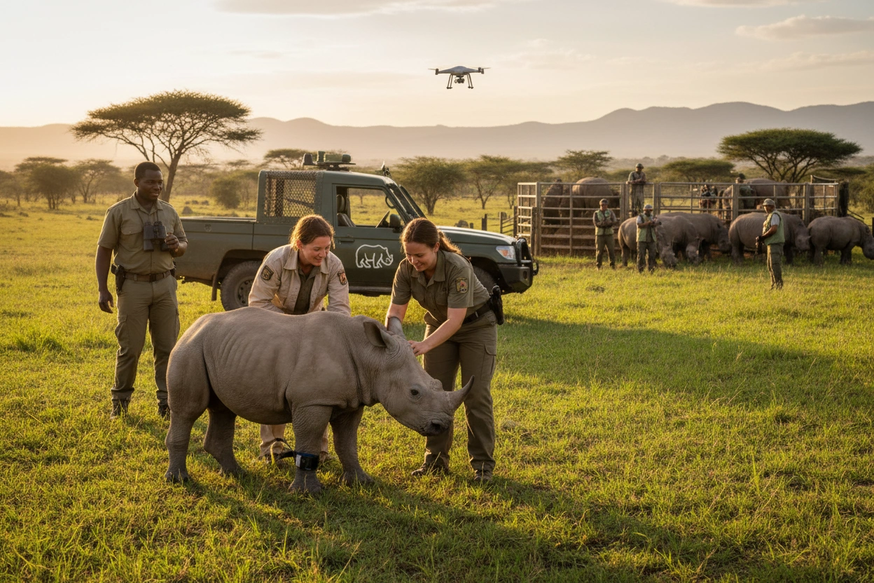 Professional image illustrating Key Conservation Efforts Saving Endangered Animals