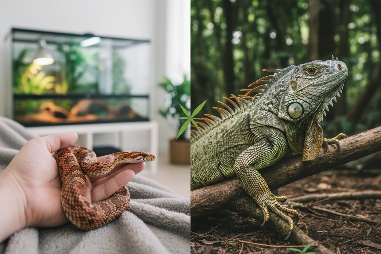 Pet Reptiles vs. Wild Species: Key Differences Explained