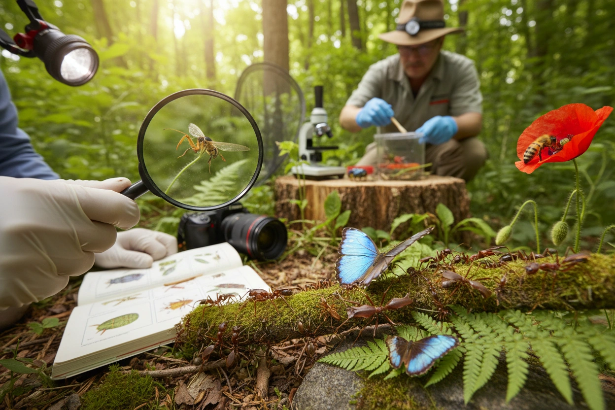 Professional image illustrating Insect Species Identification