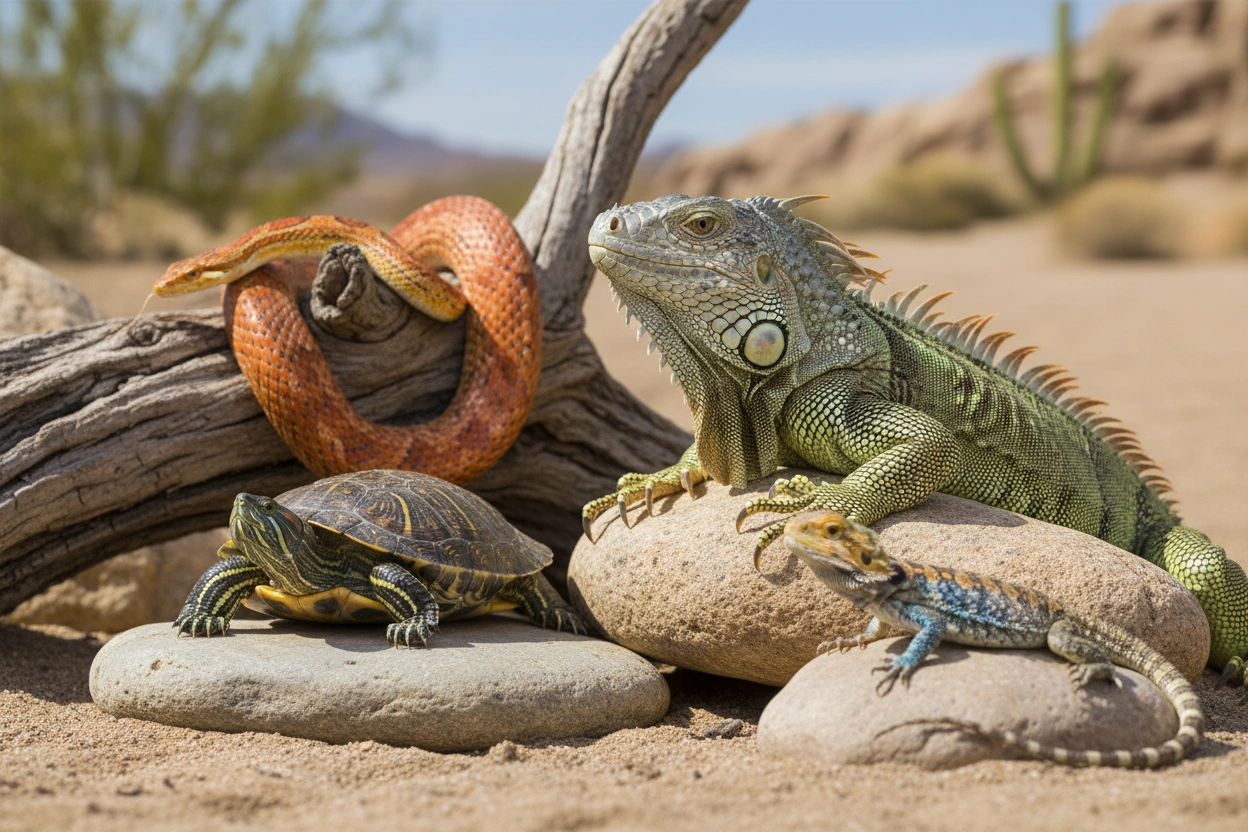 Professional image illustrating Understanding the Common Reptiles