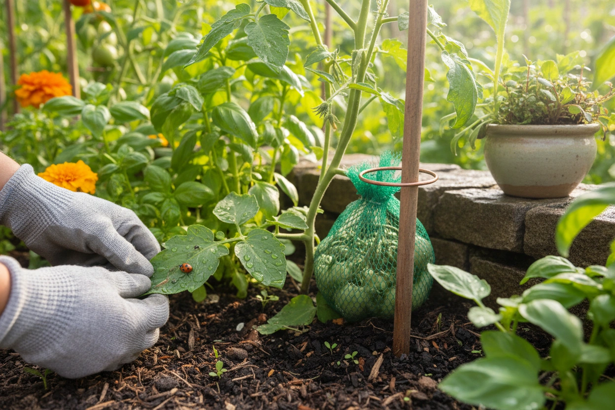 Professional image illustrating Actionable Tips for Managing Insects in Your Garden