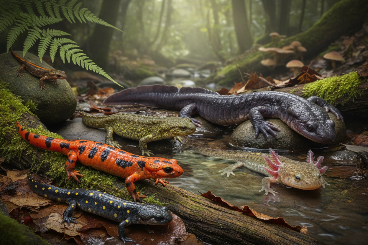 Professional image illustrating Top Salamander Types to Explore