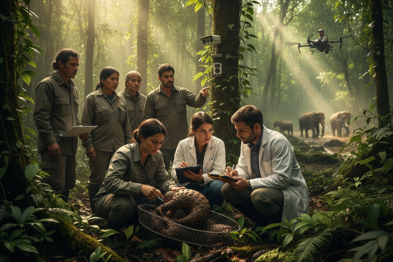Professional image illustrating Actionable Insights for Supporting Conservation Efforts