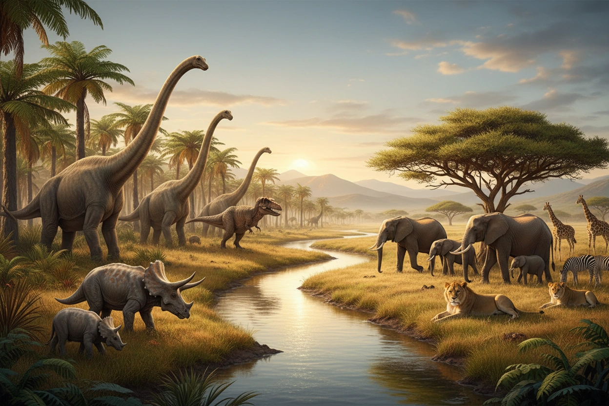 Key Differences Between Prehistoric Animals and Wildlife