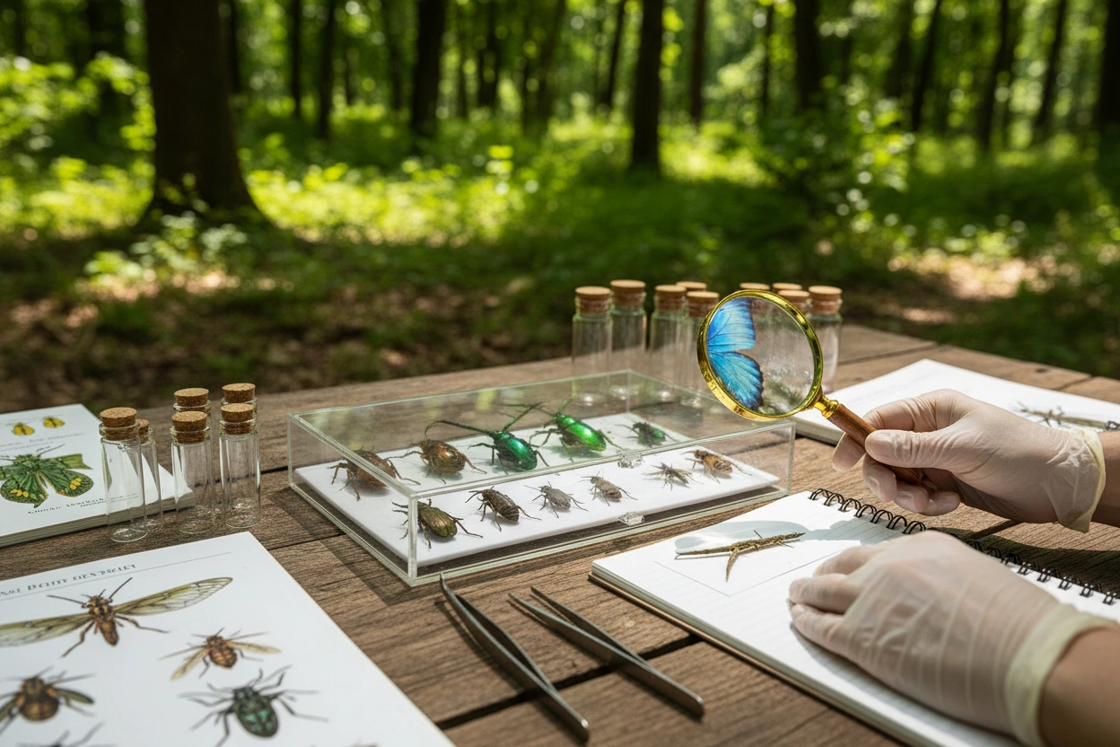 Professional image illustrating Insect Species Identification