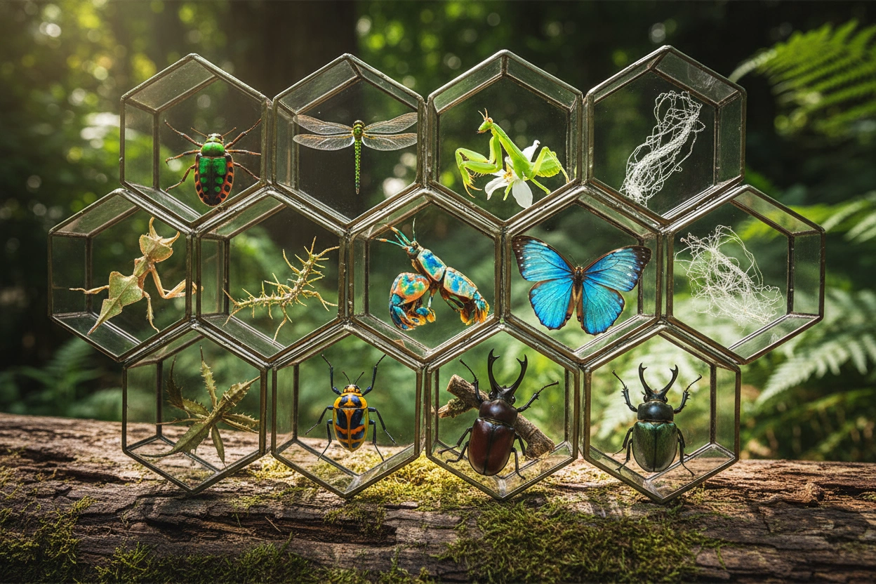 Professional image illustrating Top 10 Most Fascinating Insect Species