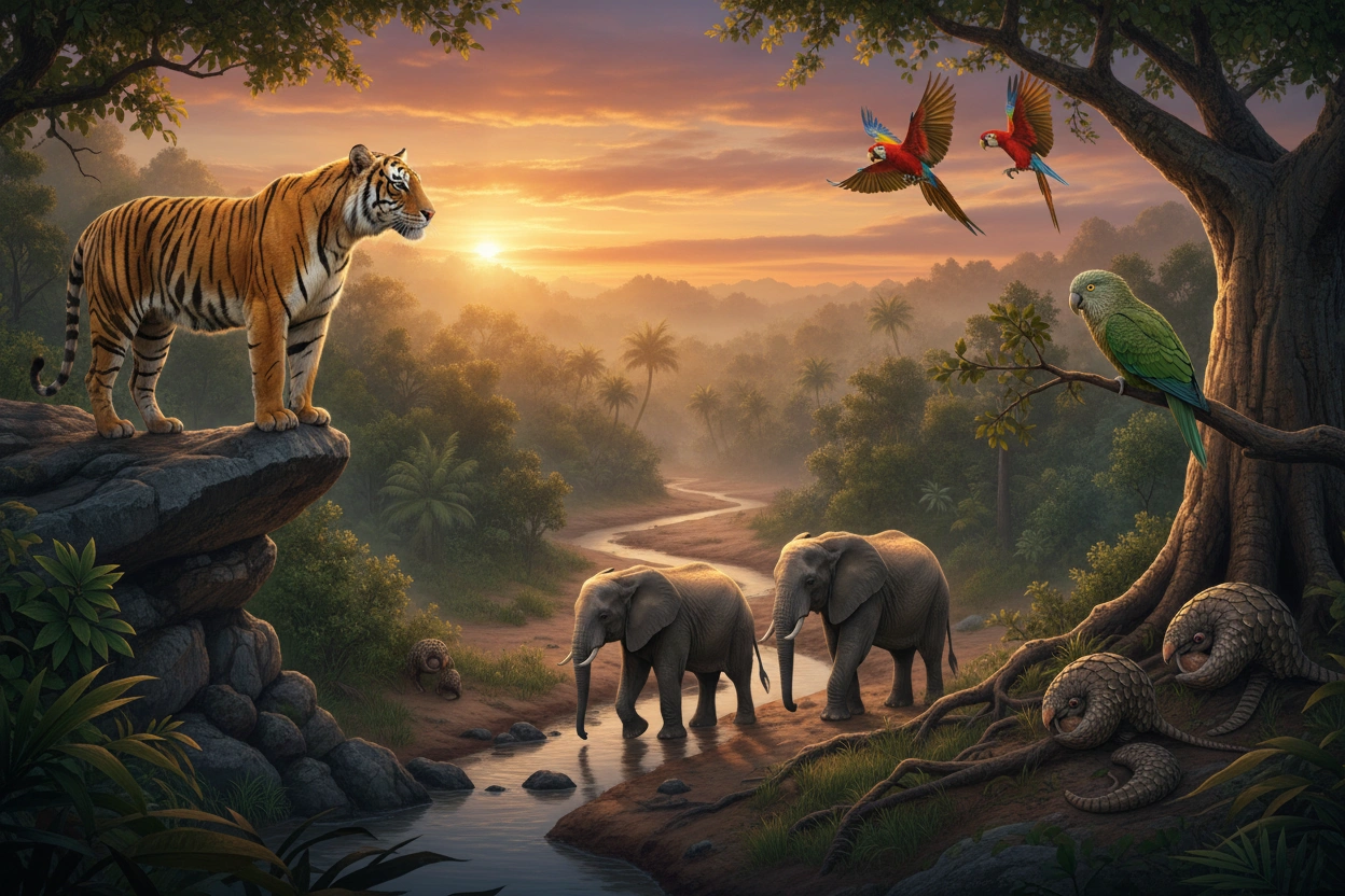 Professional image illustrating Top 10 Endangered Animals You Need to Know About