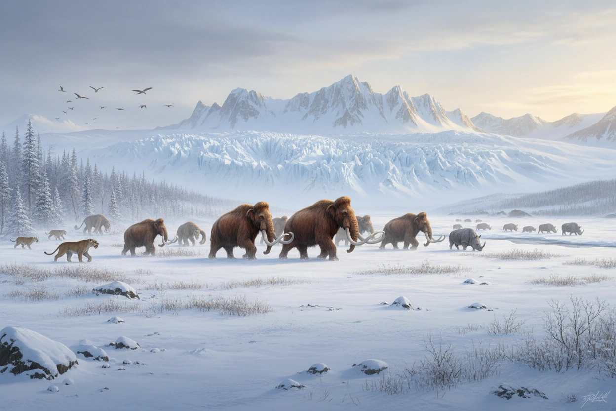 Professional image illustrating The Ice Age: A Brief Overview