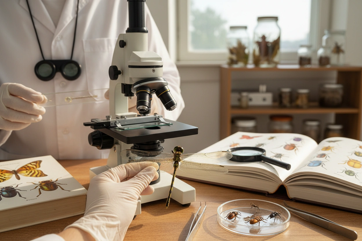 Professional image illustrating Insect Species Identification