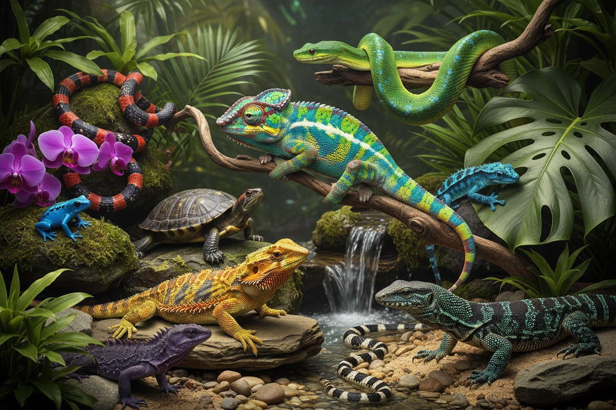 10 Colorful Reptile Species for Unique Pet Lovers