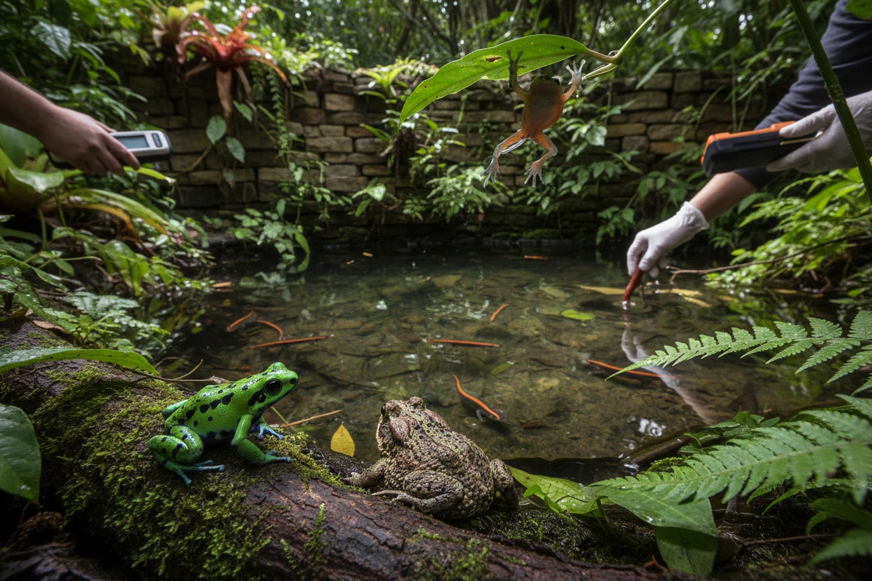 Professional image illustrating Top 10 Amphibian Conservation Efforts to Support