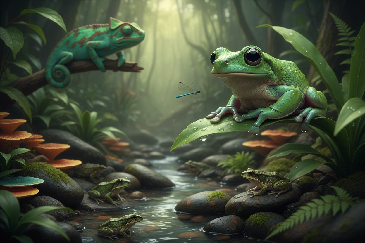 Professional image illustrating Understanding the Importance of Amphibians